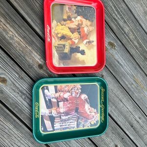 Coca Cola collectible trays